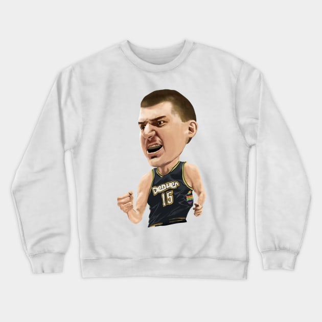 Jokic! Crewneck Sweatshirt by ericjueillustrates